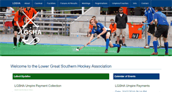 Desktop Screenshot of lgshockey.asn.au
