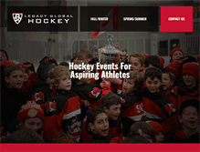 Tablet Screenshot of lgshockey.com